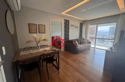 Apartamento à venda, 57 m² por R$ 780.000,00 - Gonzaga - Santos/SP