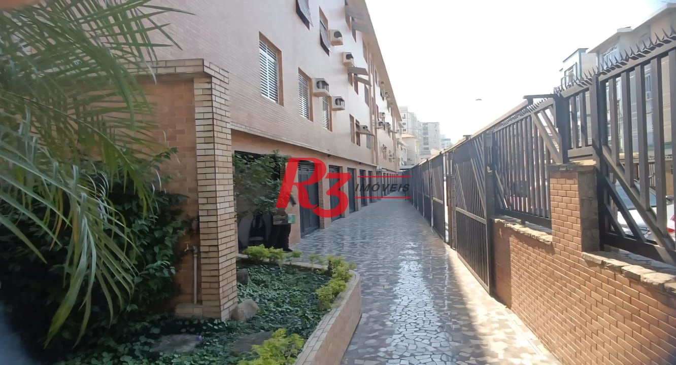 Apartamento com 3 dormitórios à venda, 90 m² por R$ 380.000,00 - Embaré - Santos/SP