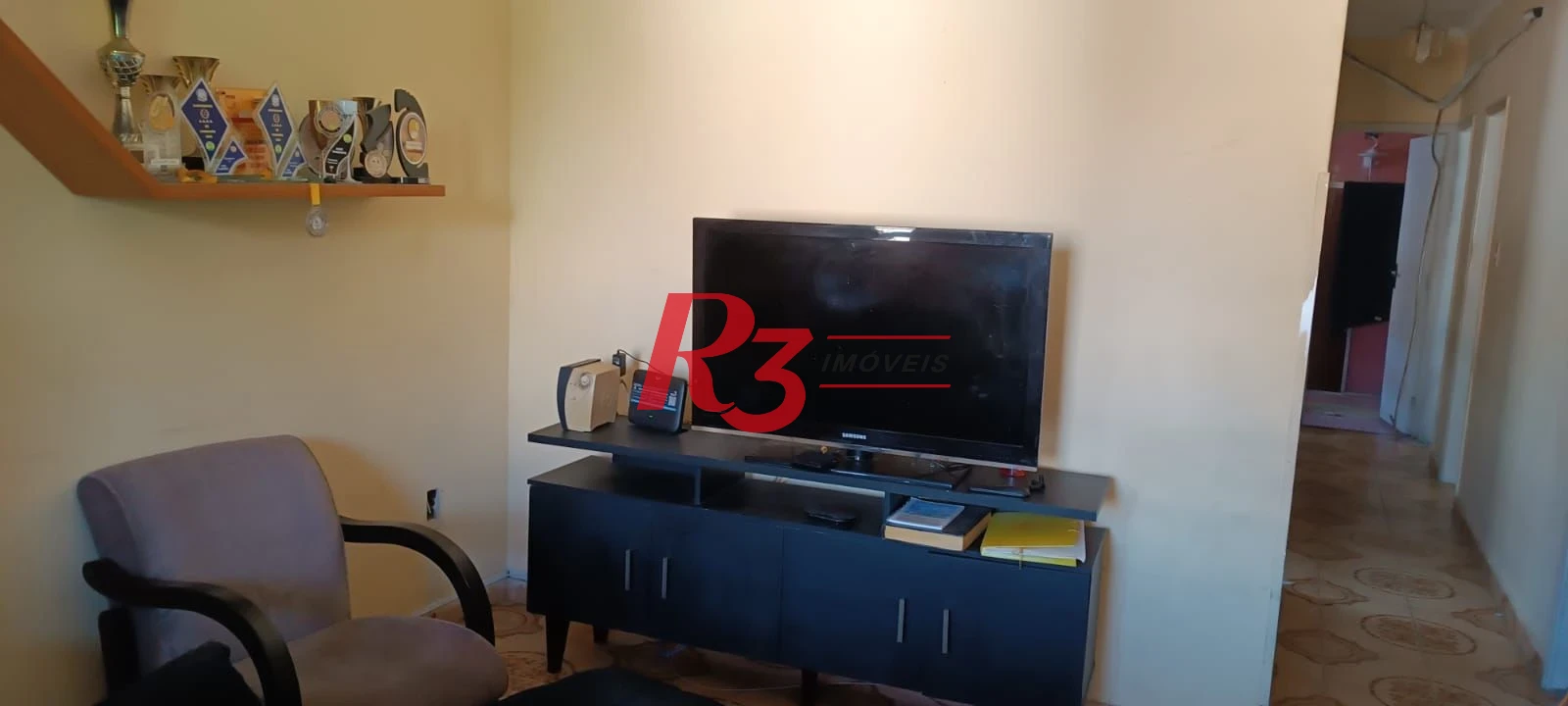 Apartamento com 3 dormitórios à venda, 90 m² por R$ 380.000,00 - Embaré - Santos/SP