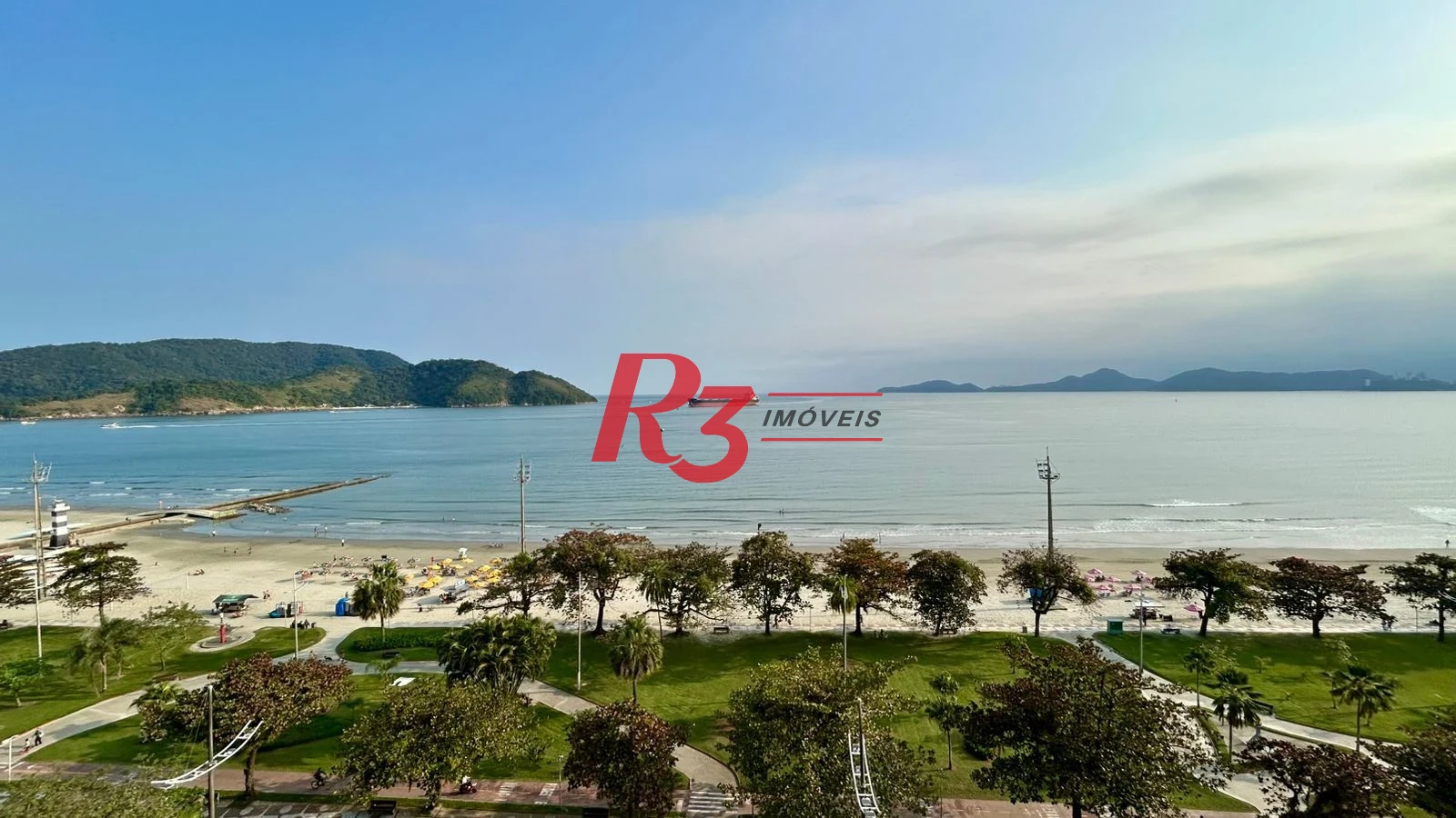 Apartamento com 1 dormitório para alugar, 64 m² por R$ 3.650,00/mês - Aparecida - Santos/SP