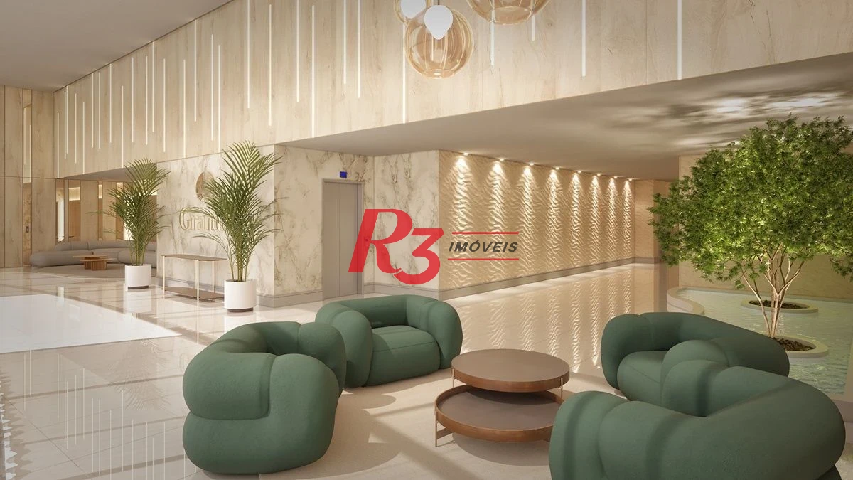 Apartamento com 4 dormitórios à venda, 182 m² por R$ 4.300.000,00 - Ponta da Praia - Santos/SP