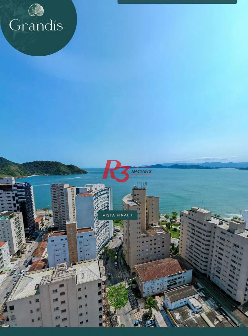 Apartamento com 4 dormitórios à venda, 182 m² por R$ 4.300.000,00 - Ponta da Praia - Santos/SP