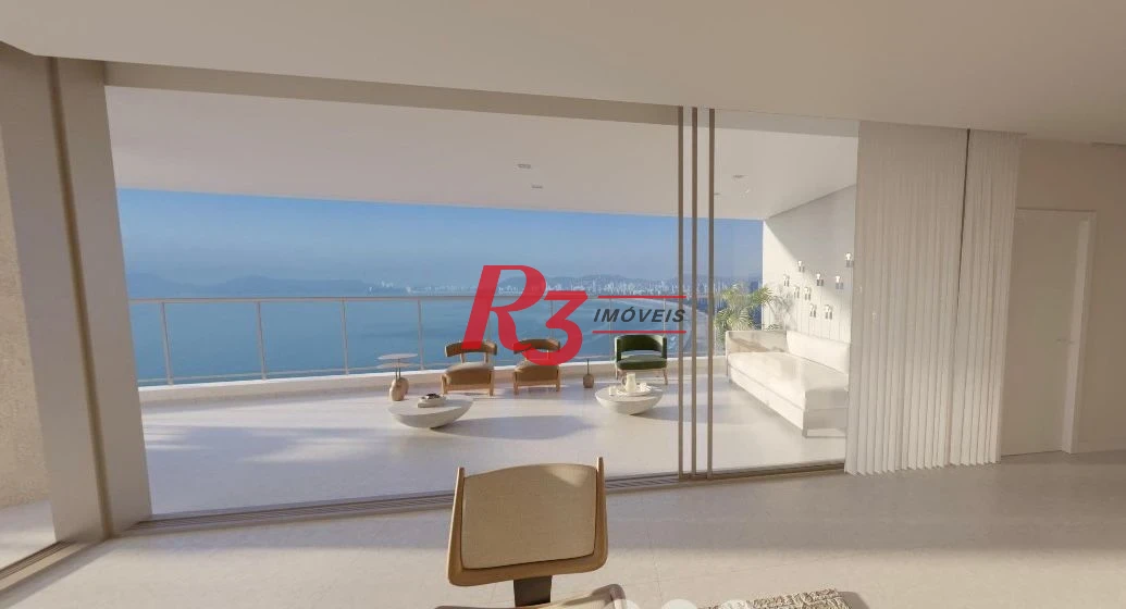 Apartamento com 4 dormitórios à venda, 182 m² por R$ 4.300.000,00 - Ponta da Praia - Santos/SP
