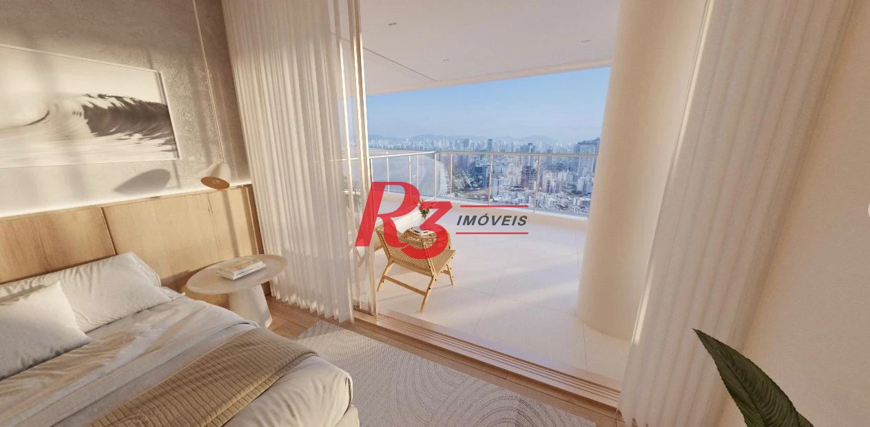 Apartamento com 4 dormitórios à venda, 182 m² por R$ 4.300.000,00 - Ponta da Praia - Santos/SP