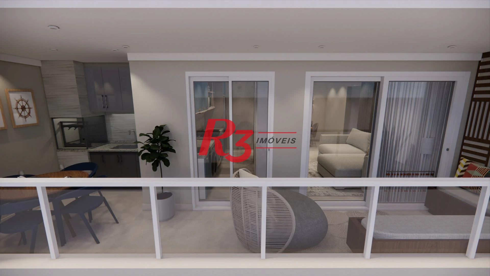 Apartamento à venda, 75 m² por R$ 1.089.167,17 - Ponta da Praia - Santos/SP