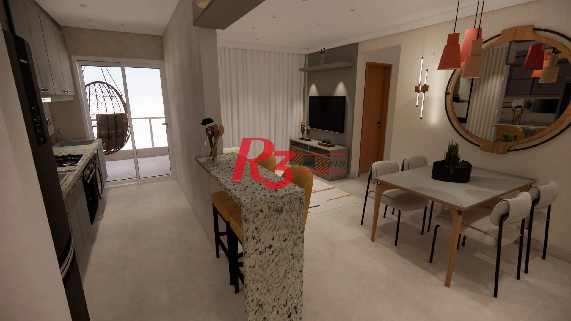 Apartamento à venda, 87 m² por R$ 1.362.506,70 - Ponta da Praia - Santos/SP
