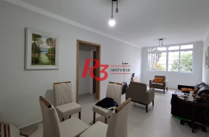 Apartamento à venda, 98 m² por R$ 690.000,00 - Pompéia - Santos/SP