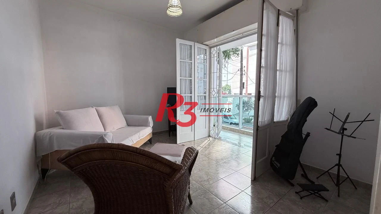 Apartamento à venda, 125 m² por R$ 595.000,00 - Gonzaga - Santos/SP
