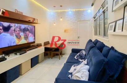 Apartamento à venda, 63 m² por R$ 480.000,00 - Boqueirão - Santos/SP