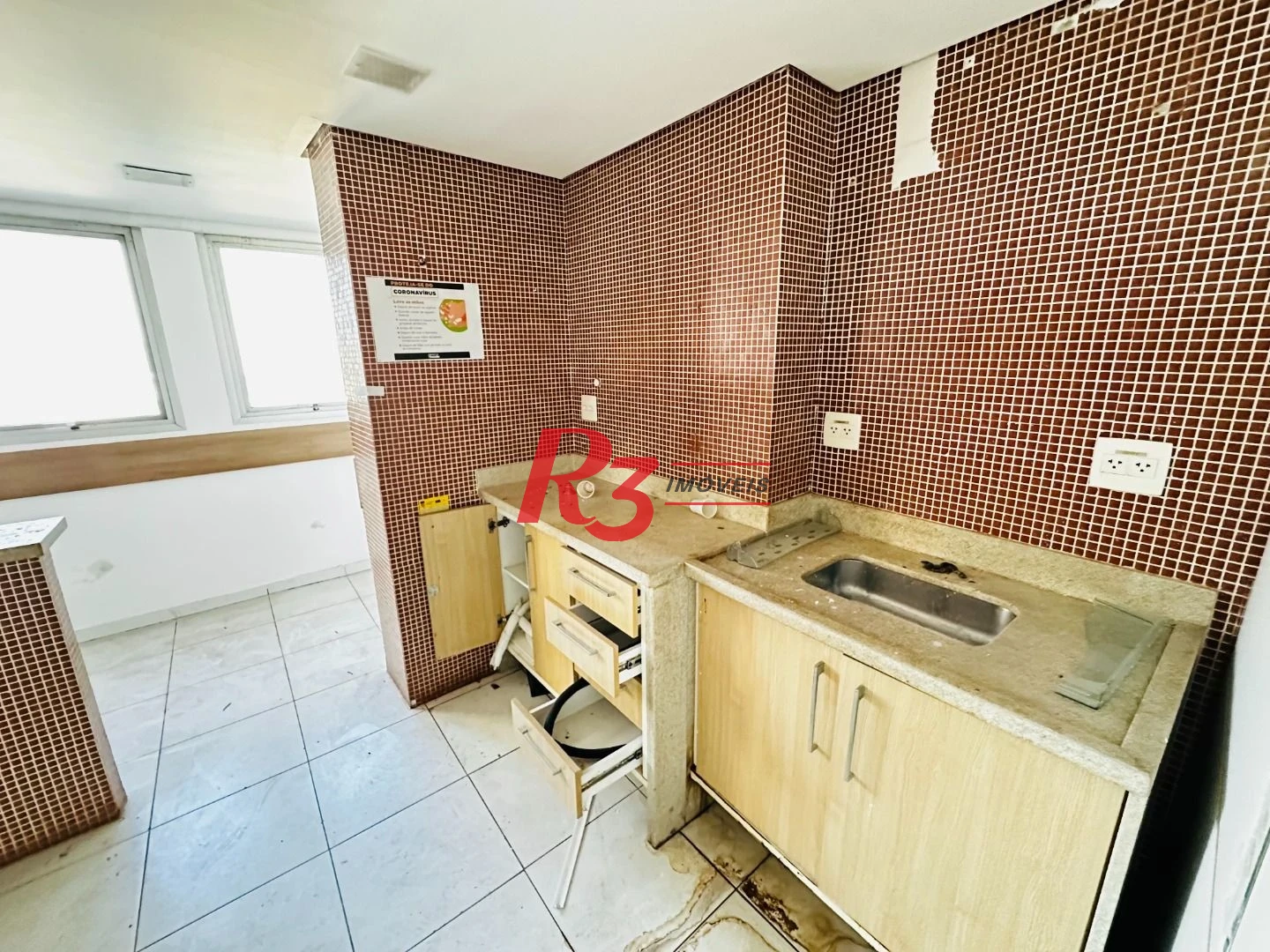 Andar Corporativo para alugar, 521 m² por R$ 28.000,00/mês - Centro - Santos/SP