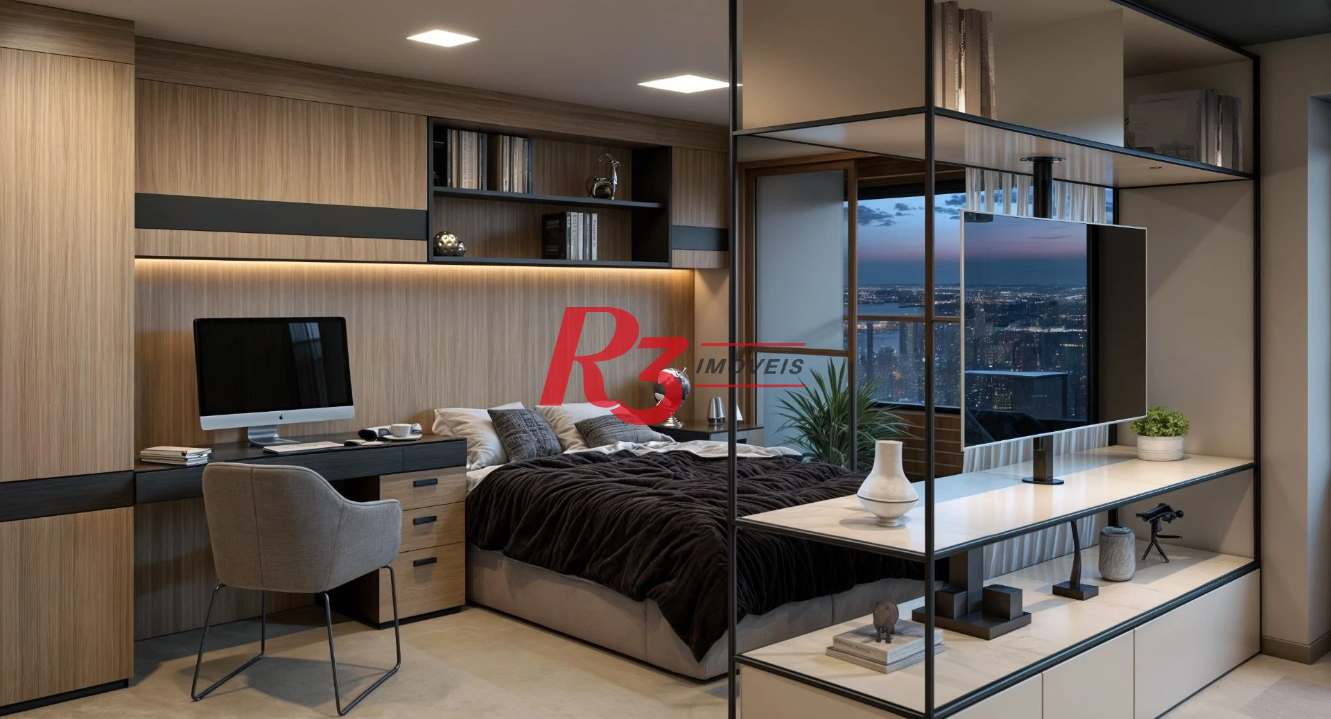 Studio à venda, 36 m² por R$ 325.232,00 - Centro - São Vicente/SP