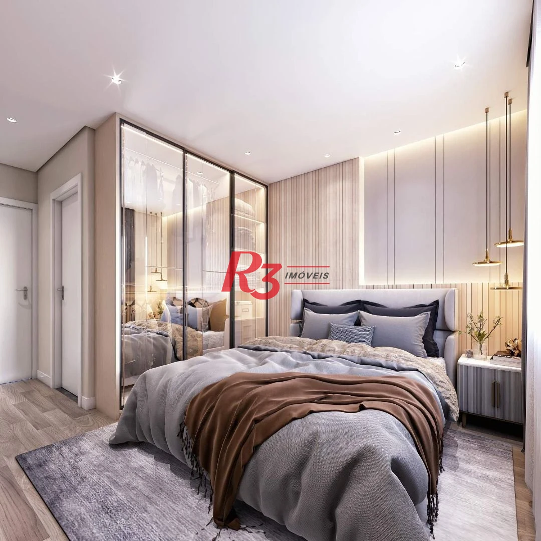 Apartamento à venda, 85 m² por R$ 935.000,00 - Itararé - São Vicente/SP