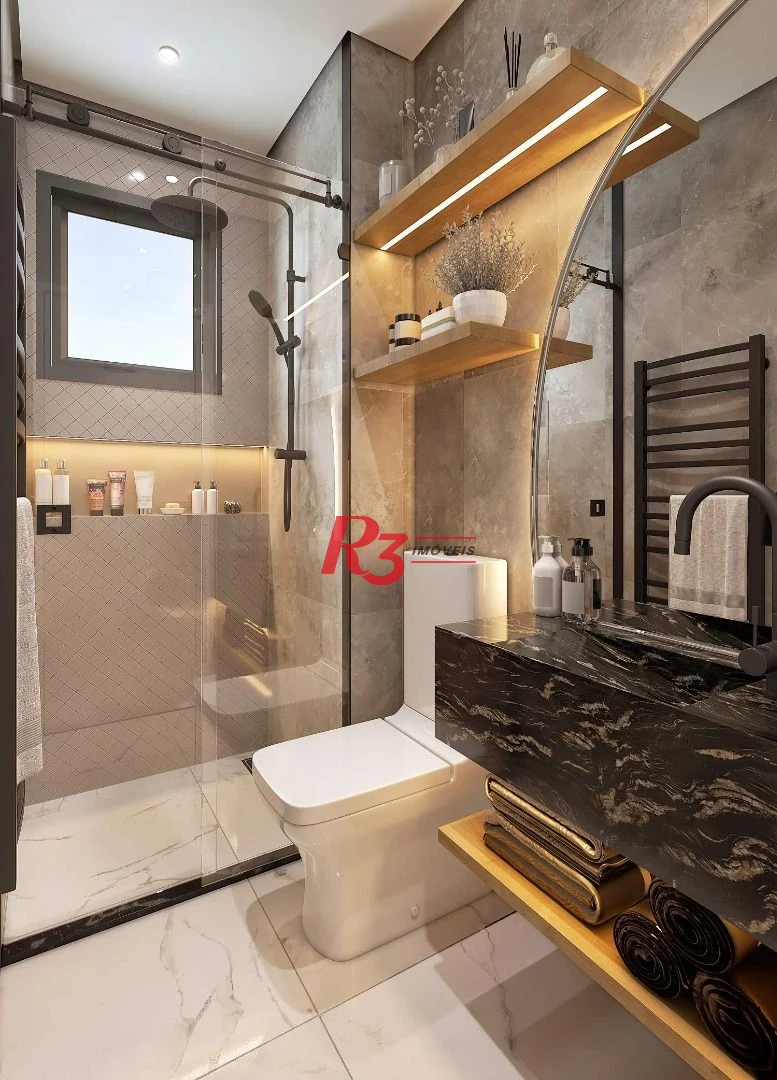 Apartamento à venda, 85 m² por R$ 935.000,00 - Itararé - São Vicente/SP