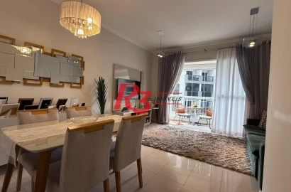 Apartamento à venda, 95 m² por R$ 1.280.000,00 - Gonzaga - Santos/SP