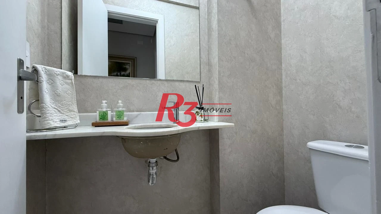 Apartamento à venda, 95 m² por R$ 1.280.000,00 - Gonzaga - Santos/SP