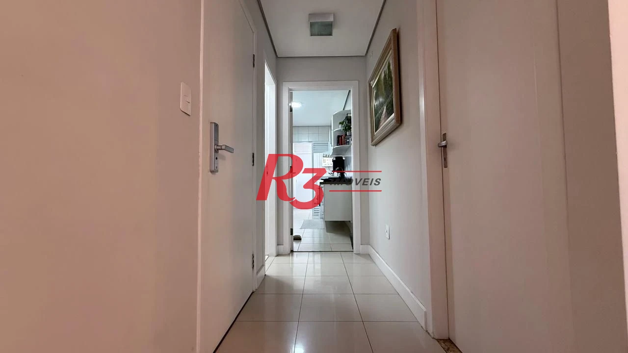 Apartamento à venda, 95 m² por R$ 1.280.000,00 - Gonzaga - Santos/SP
