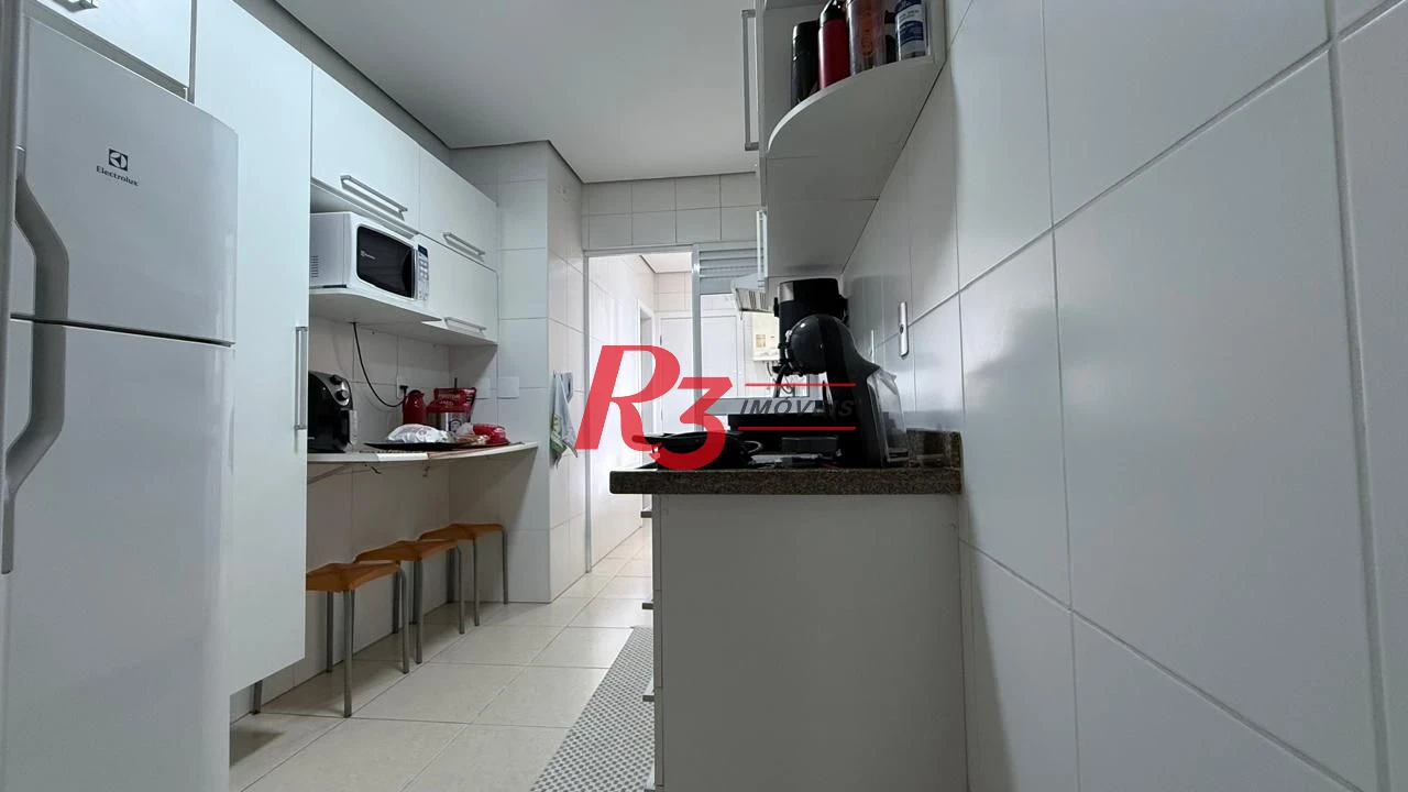 Apartamento à venda, 95 m² por R$ 1.280.000,00 - Gonzaga - Santos/SP