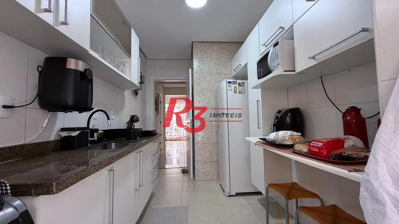 Apartamento à venda, 95 m² por R$ 1.280.000,00 - Gonzaga - Santos/SP