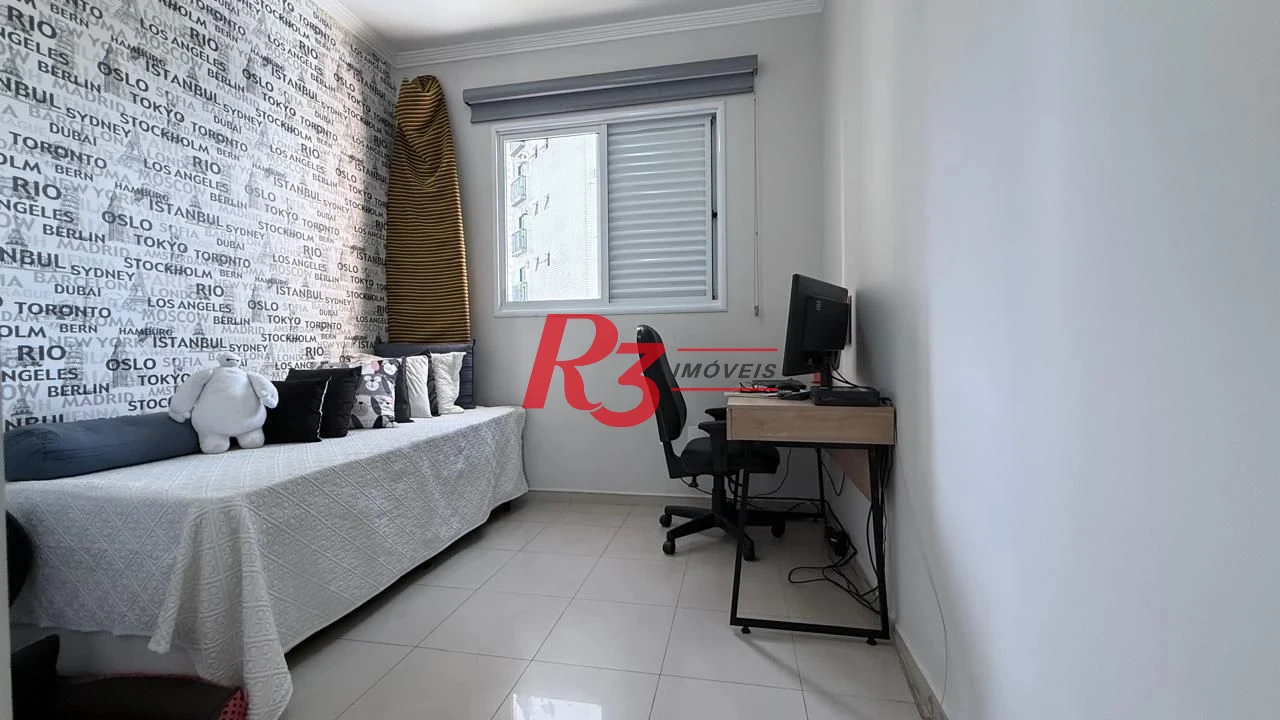 Apartamento à venda, 95 m² por R$ 1.280.000,00 - Gonzaga - Santos/SP
