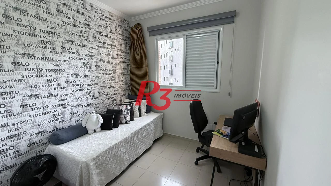 Apartamento à venda, 95 m² por R$ 1.280.000,00 - Gonzaga - Santos/SP