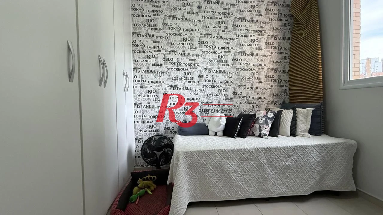 Apartamento à venda, 95 m² por R$ 1.280.000,00 - Gonzaga - Santos/SP