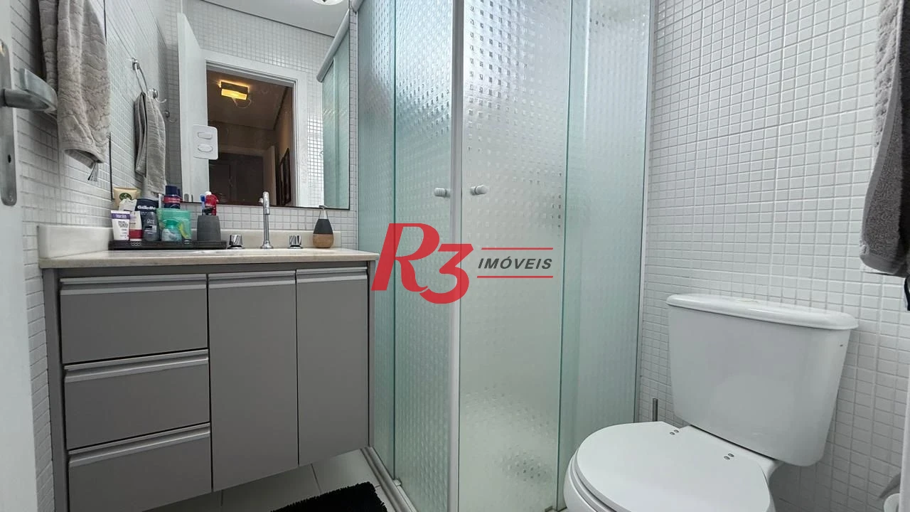 Apartamento à venda, 95 m² por R$ 1.280.000,00 - Gonzaga - Santos/SP