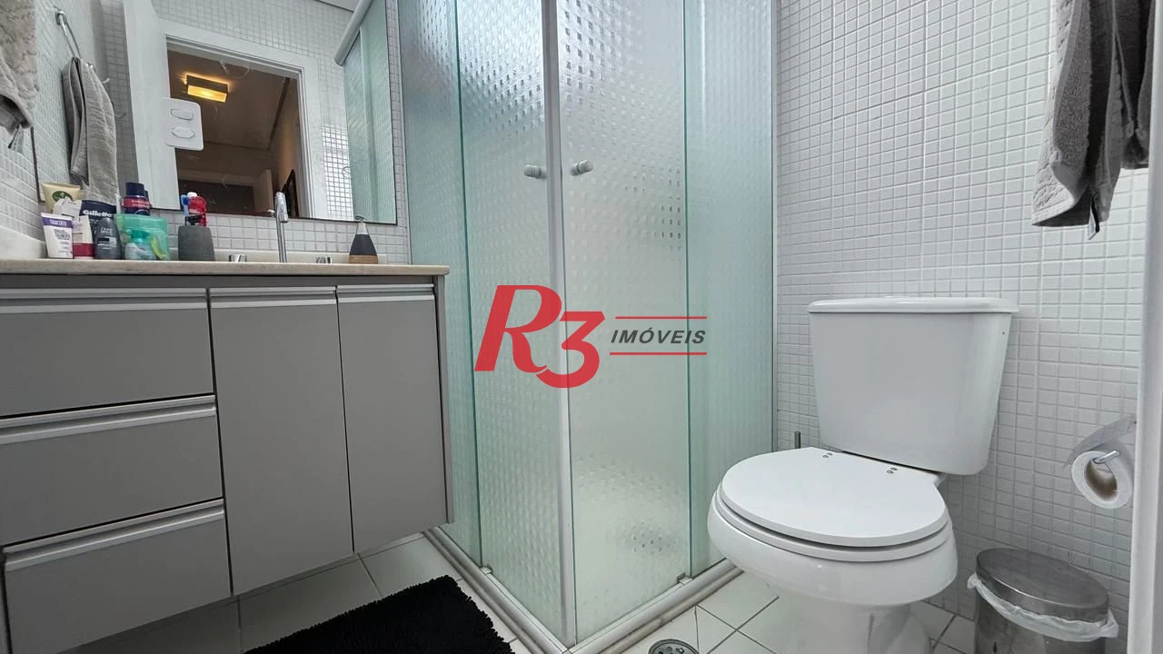 Apartamento à venda, 95 m² por R$ 1.280.000,00 - Gonzaga - Santos/SP