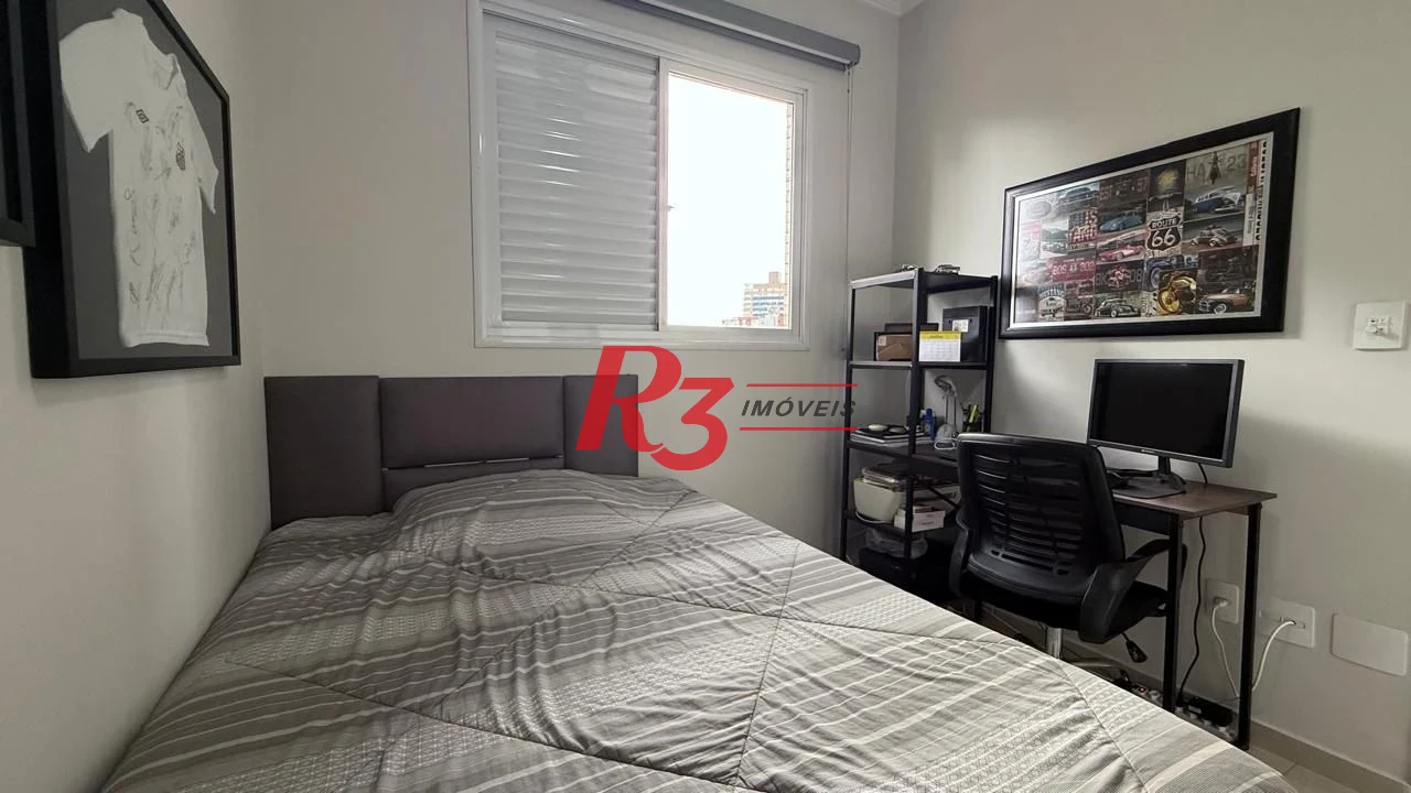 Apartamento à venda, 95 m² por R$ 1.280.000,00 - Gonzaga - Santos/SP