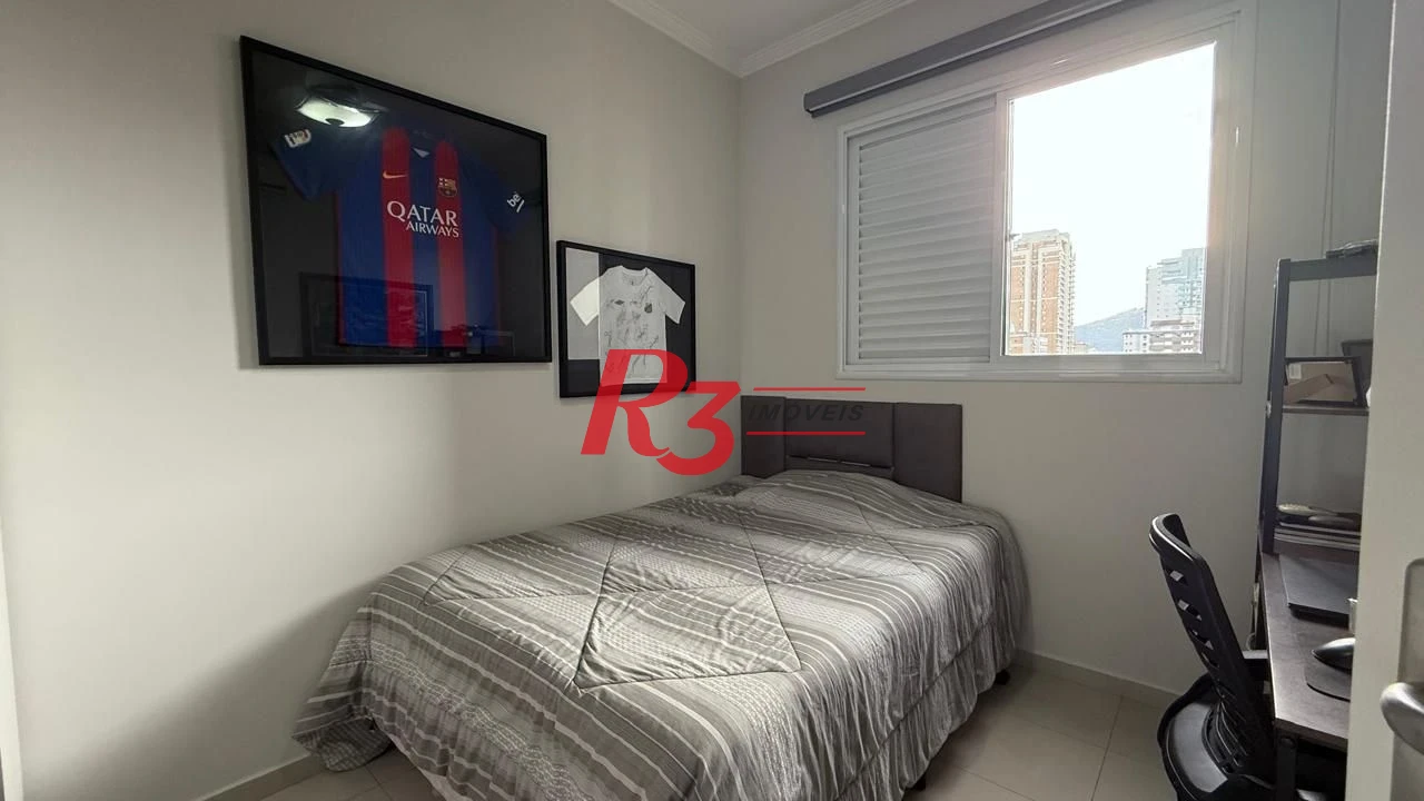 Apartamento à venda, 95 m² por R$ 1.280.000,00 - Gonzaga - Santos/SP