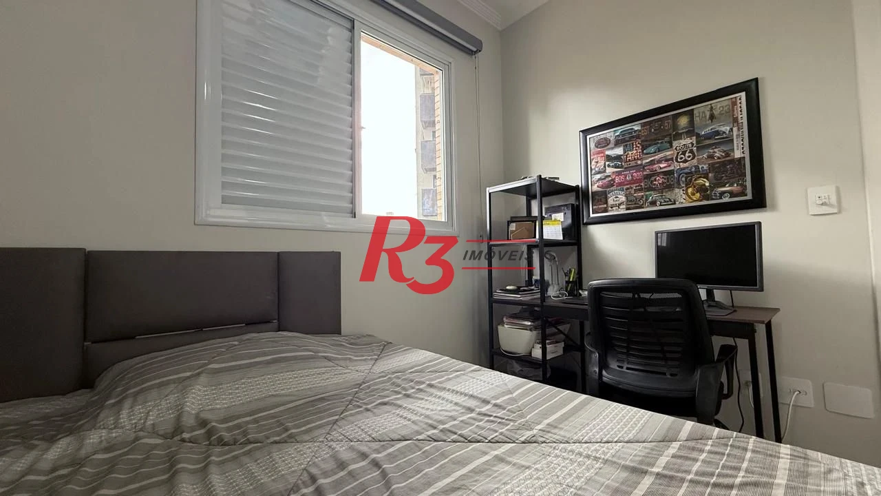 Apartamento à venda, 95 m² por R$ 1.280.000,00 - Gonzaga - Santos/SP