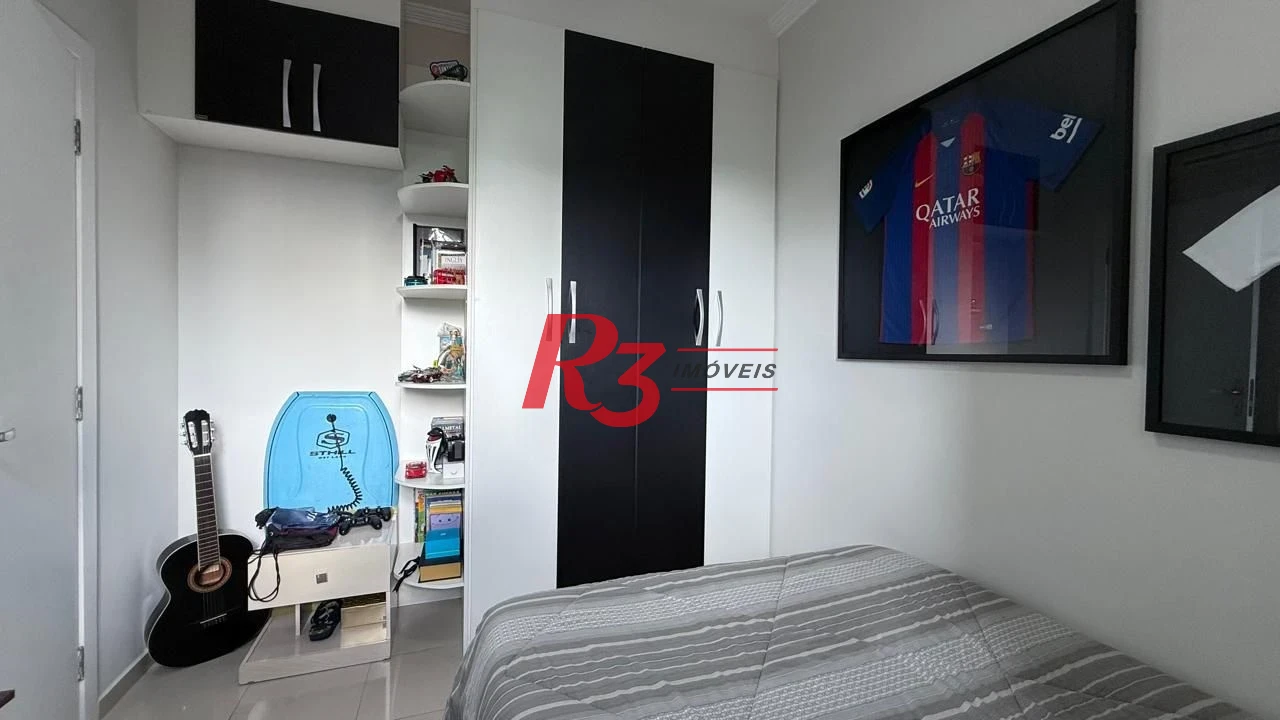 Apartamento à venda, 95 m² por R$ 1.280.000,00 - Gonzaga - Santos/SP