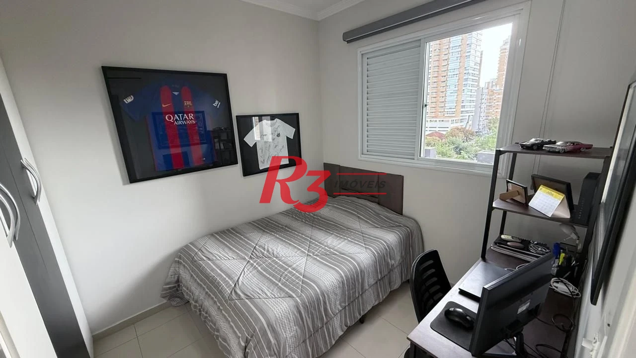 Apartamento à venda, 95 m² por R$ 1.280.000,00 - Gonzaga - Santos/SP