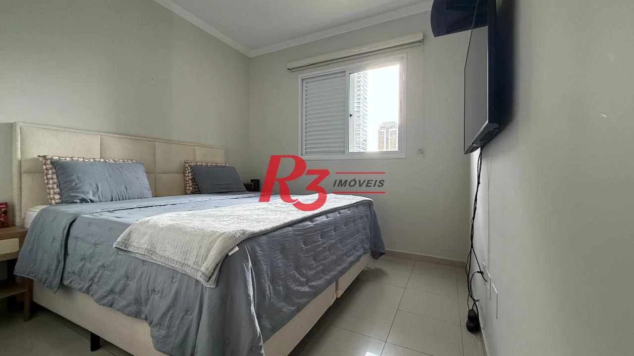 Apartamento à venda, 95 m² por R$ 1.280.000,00 - Gonzaga - Santos/SP