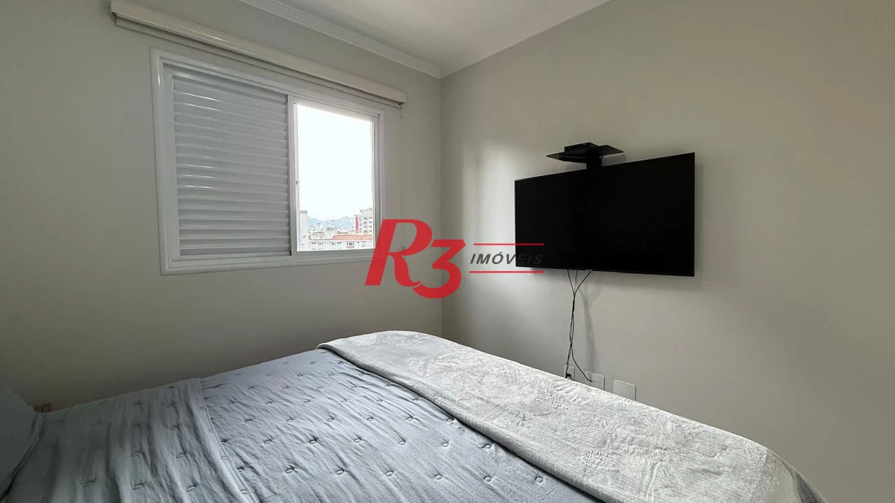 Apartamento à venda, 95 m² por R$ 1.280.000,00 - Gonzaga - Santos/SP