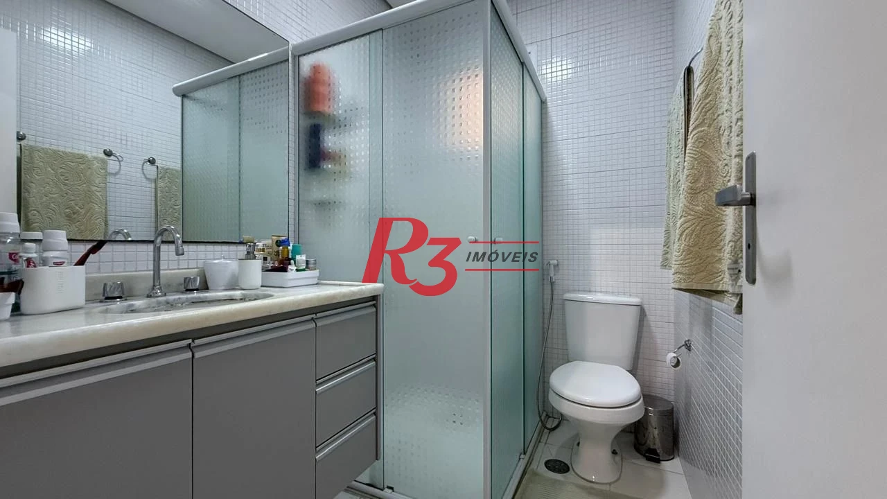Apartamento à venda, 95 m² por R$ 1.280.000,00 - Gonzaga - Santos/SP