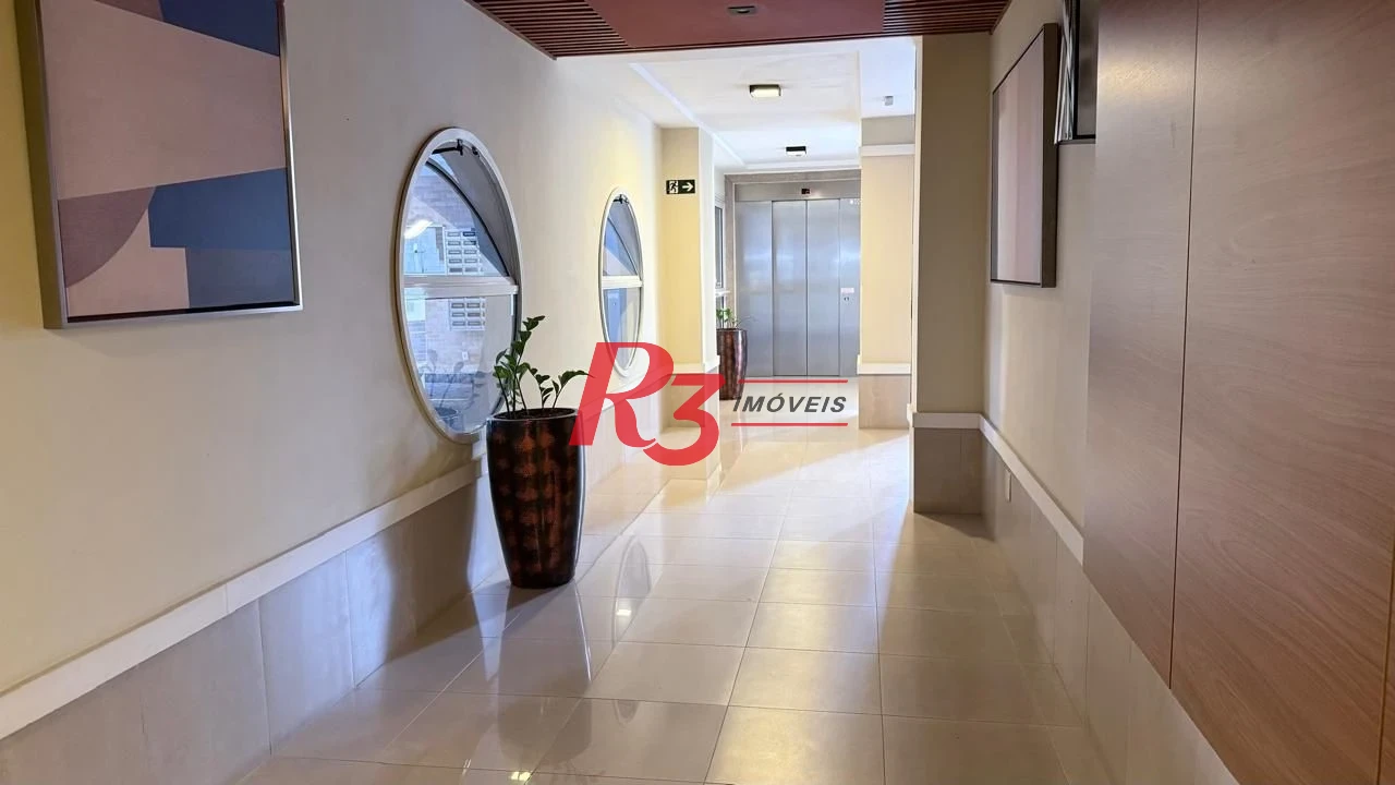Apartamento à venda, 95 m² por R$ 1.280.000,00 - Gonzaga - Santos/SP