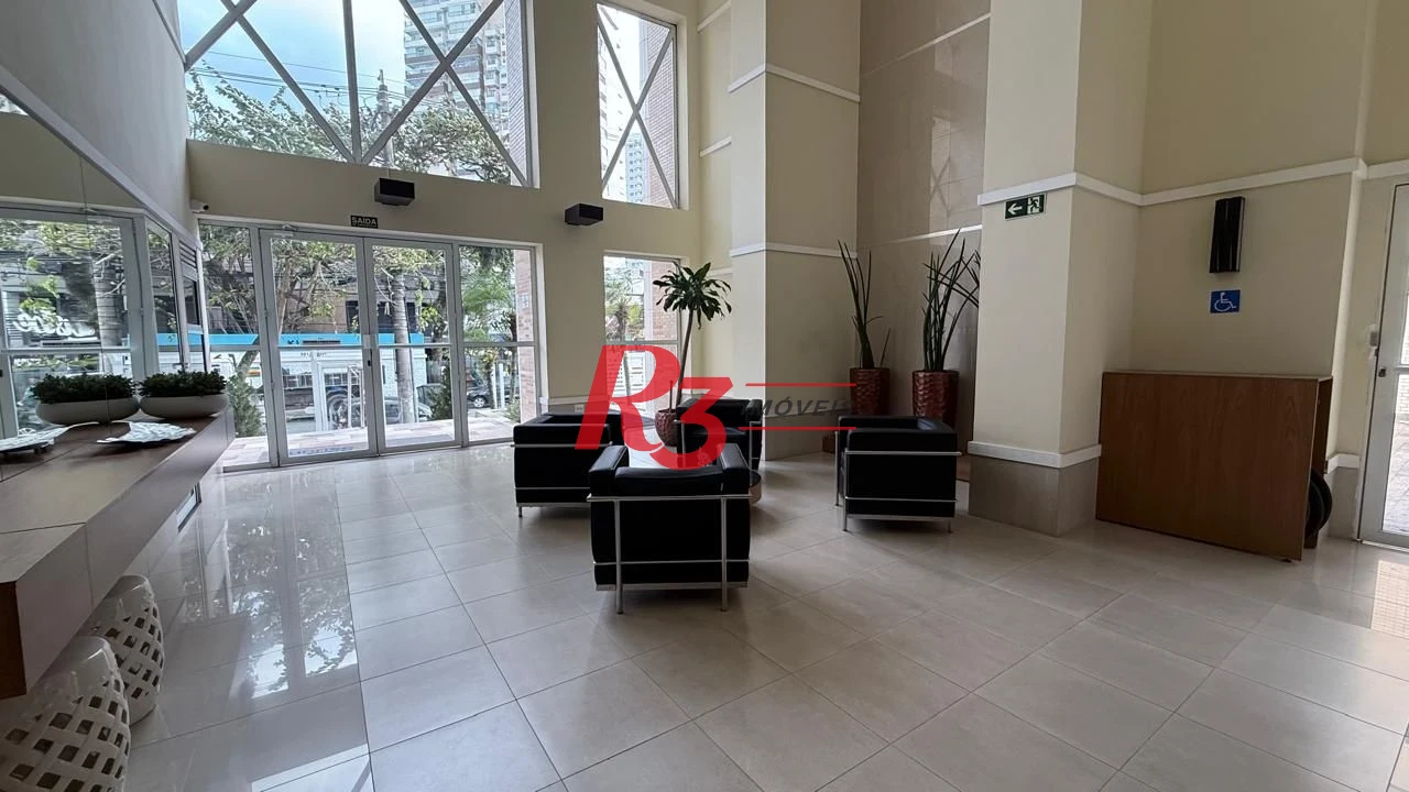 Apartamento à venda, 95 m² por R$ 1.280.000,00 - Gonzaga - Santos/SP