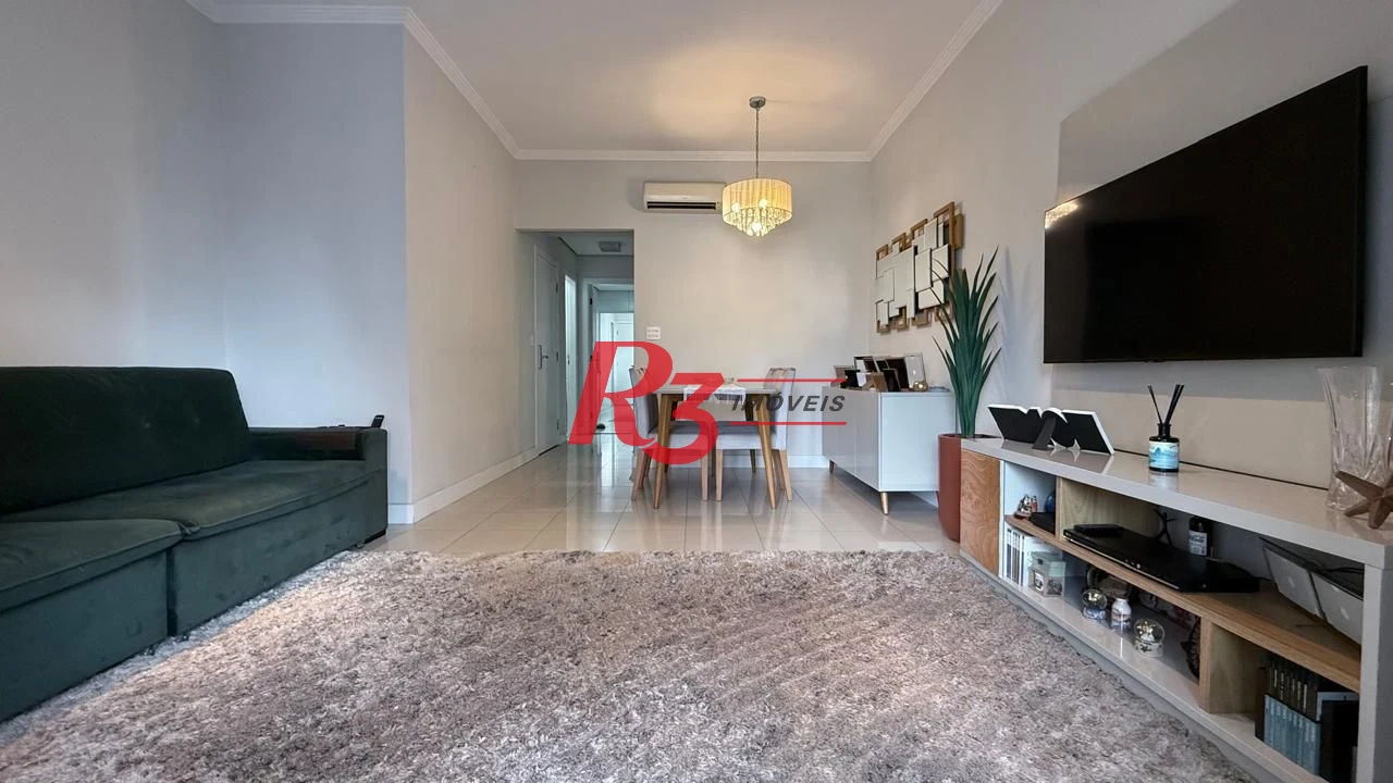 Apartamento à venda, 95 m² por R$ 1.280.000,00 - Gonzaga - Santos/SP