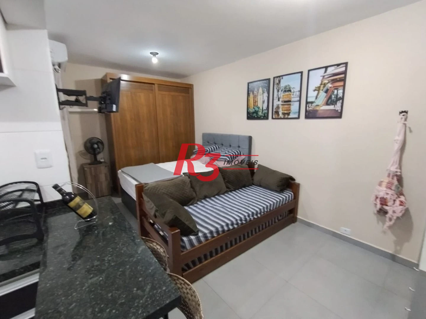 Studio com 1 dormitório à venda, 34 m² por R$ 310.000,00 - Ponta da Praia - Santos/SP