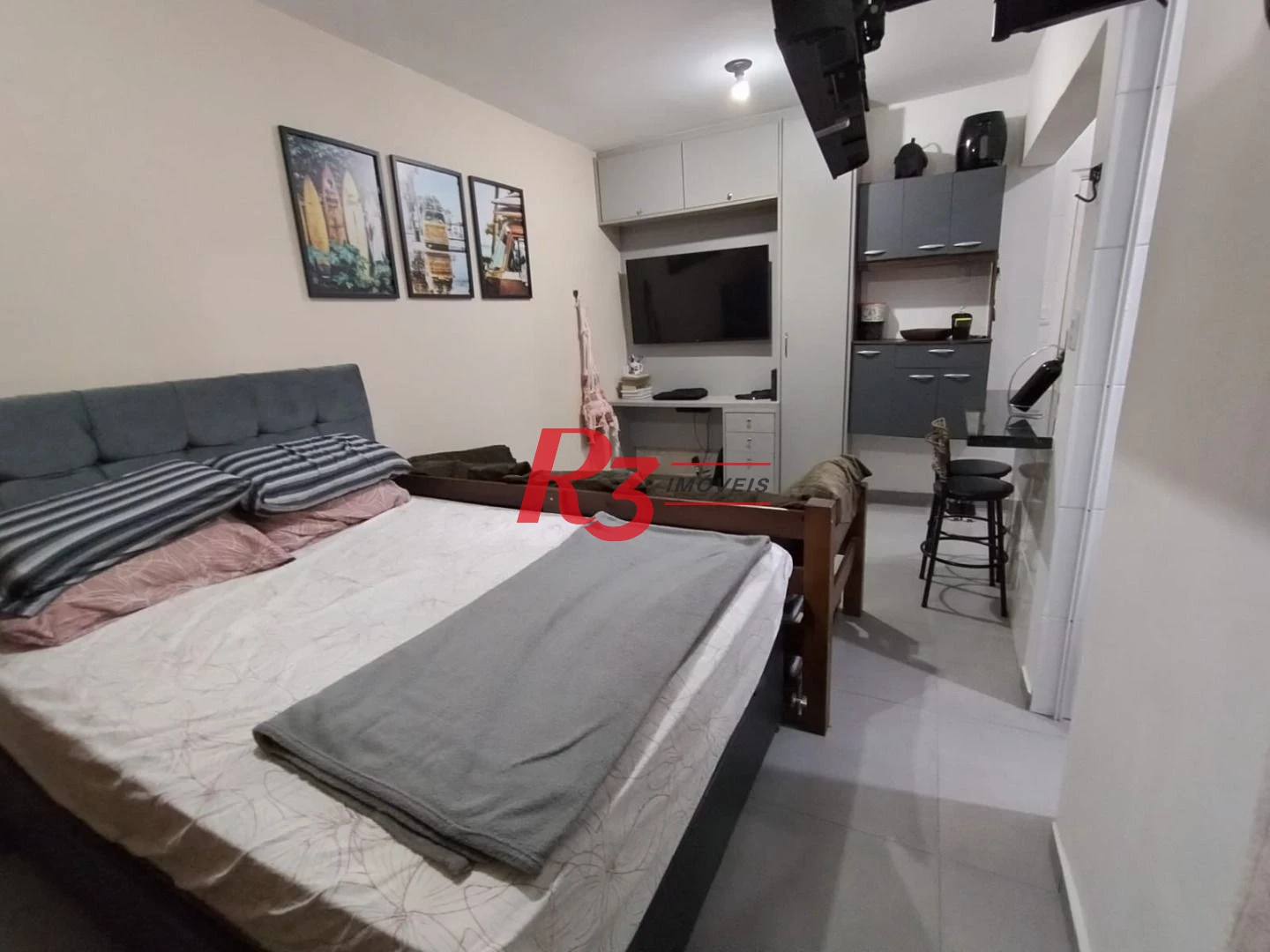 Studio com 1 dormitório à venda, 34 m² por R$ 310.000,00 - Ponta da Praia - Santos/SP