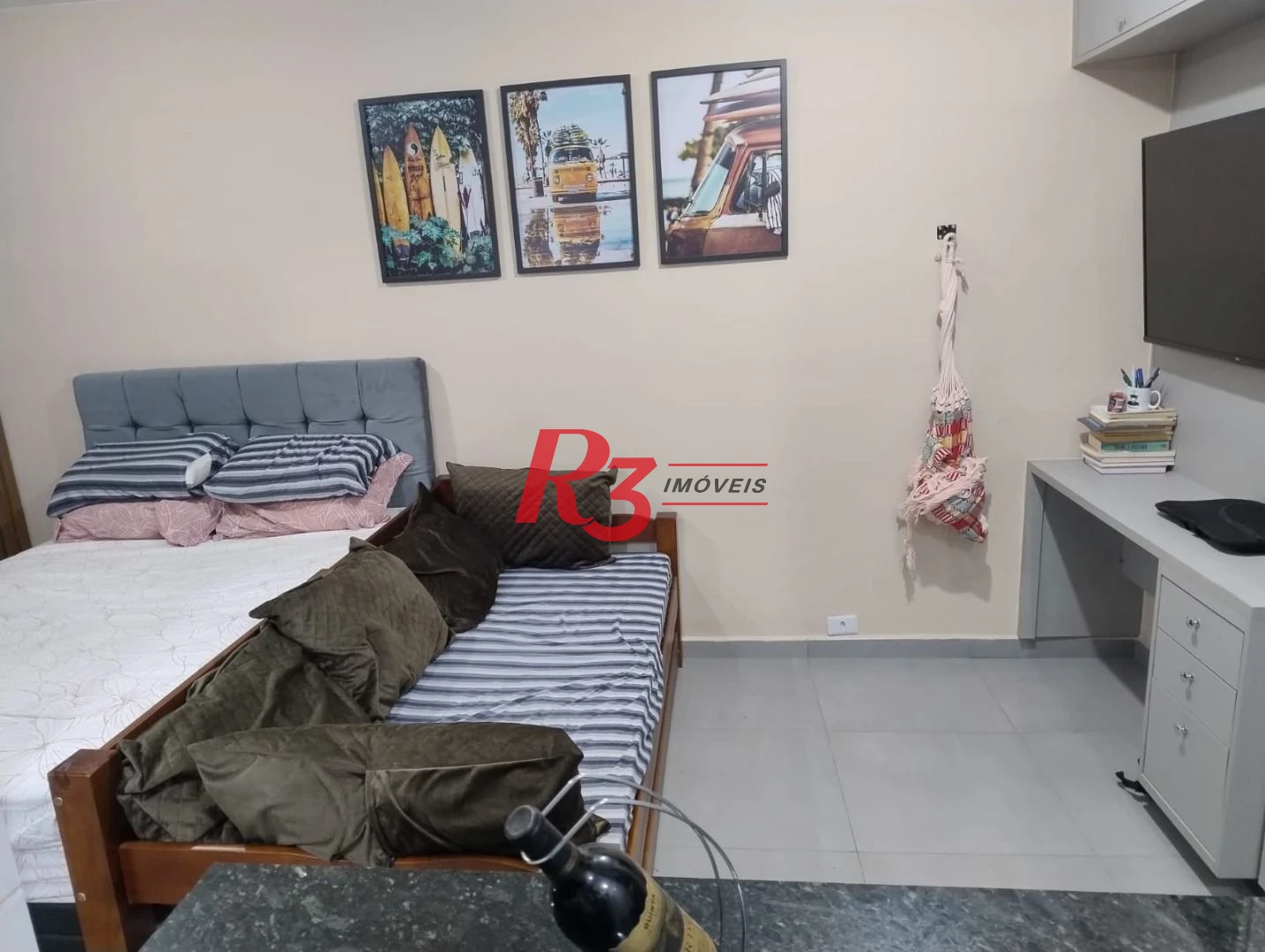 Studio com 1 dormitório à venda, 34 m² por R$ 310.000,00 - Ponta da Praia - Santos/SP