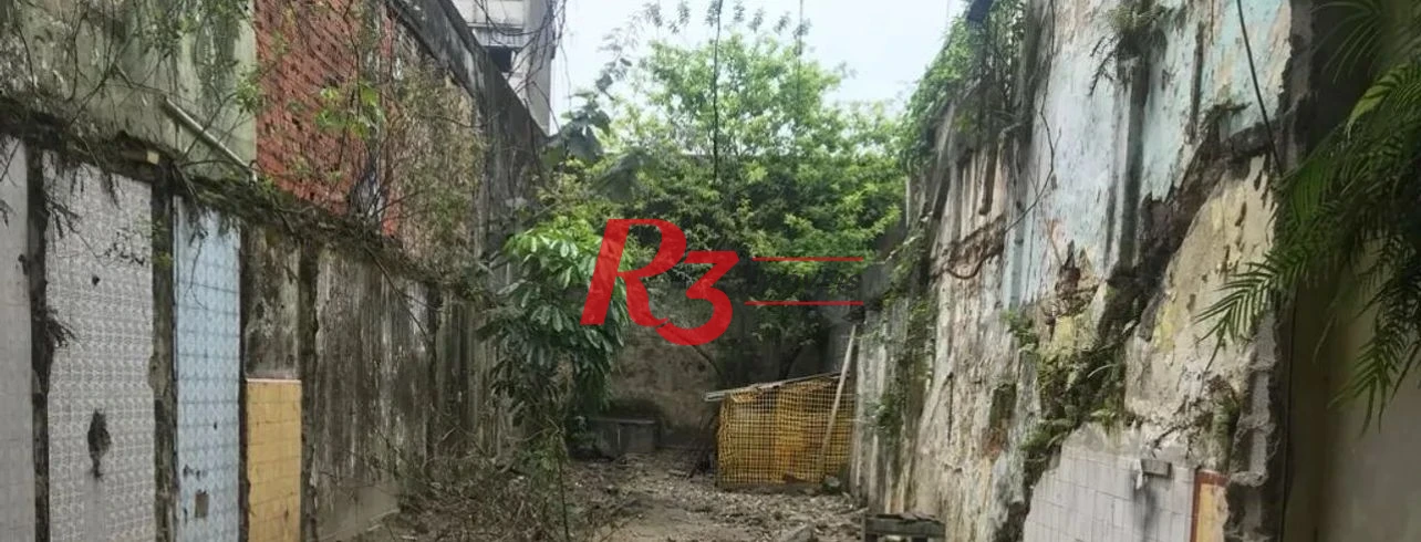 Terreno à venda, 286 m² por R$ 510.000,00 - Paquetá - Santos/SP