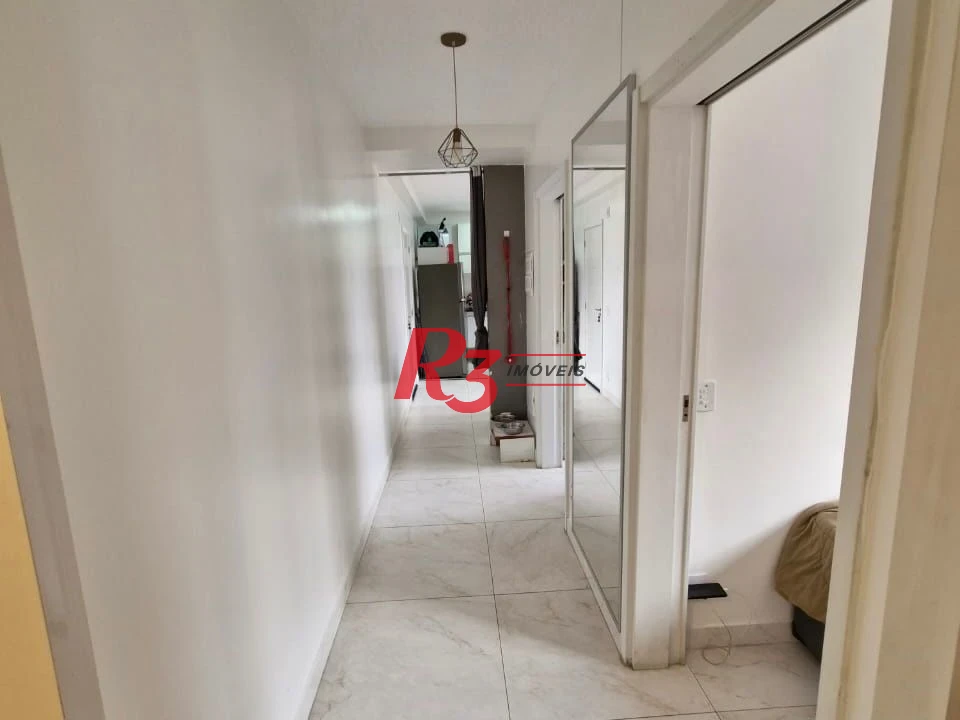 Apartamento com 2 dormitórios para alugar, 49 m² por R$ 3.000,00/mês - Areia Branca - Santos/SP