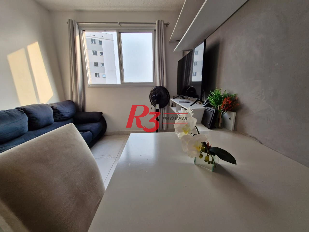 Apartamento com 2 dormitórios para alugar, 49 m² por R$ 3.000,00/mês - Areia Branca - Santos/SP
