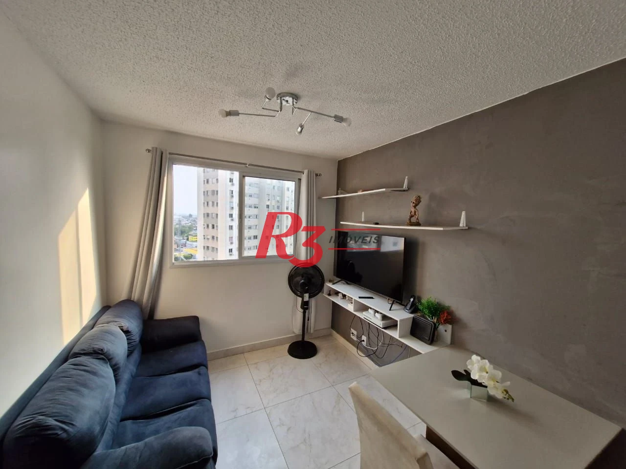 Apartamento com 2 dormitórios para alugar, 49 m² por R$ 3.000,00/mês - Areia Branca - Santos/SP