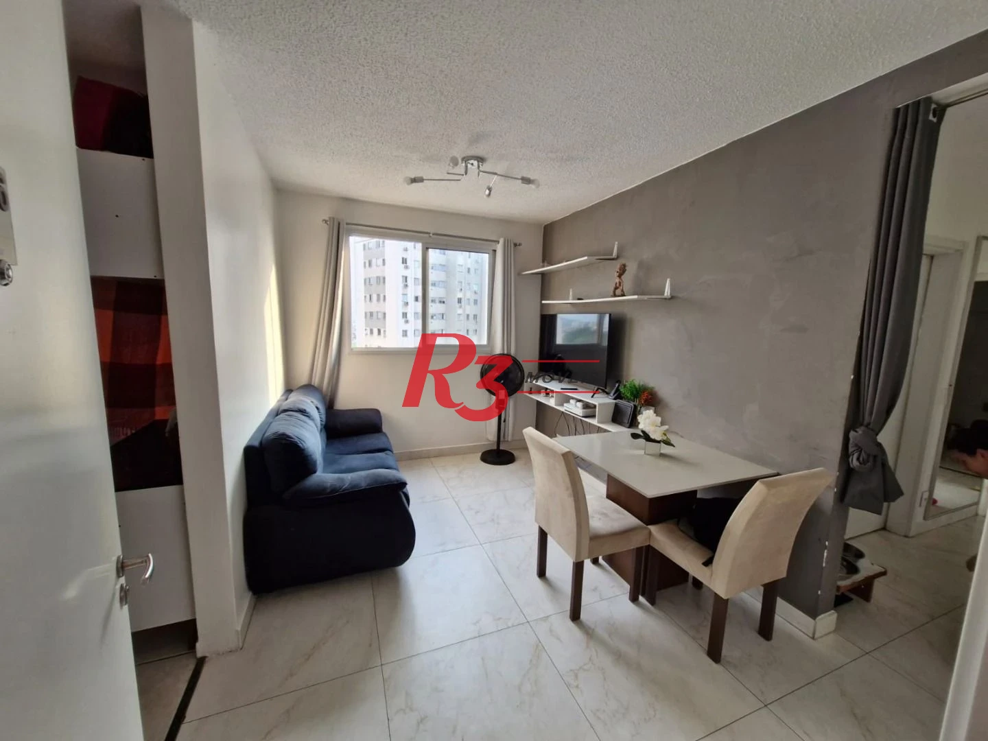 Apartamento com 2 dormitórios para alugar, 49 m² por R$ 3.000,00/mês - Areia Branca - Santos/SP