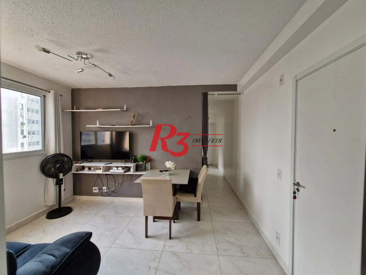 Apartamento com 2 dormitórios para alugar, 49 m² por R$ 3.000,00/mês - Areia Branca - Santos/SP