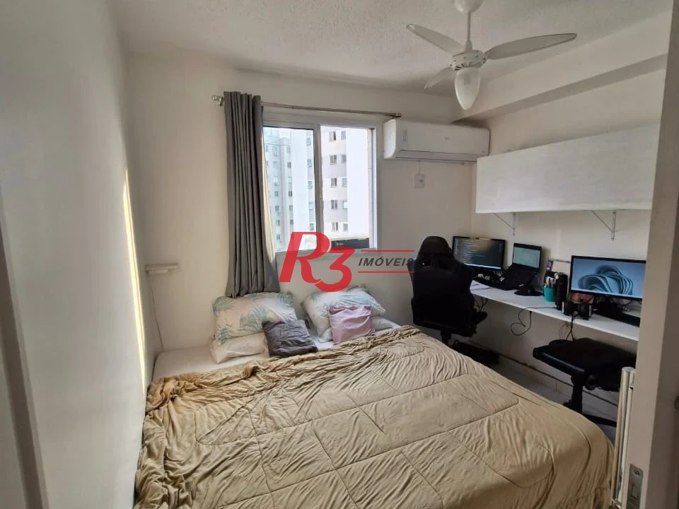 Apartamento com 2 dormitórios para alugar, 49 m² por R$ 3.000,00/mês - Areia Branca - Santos/SP