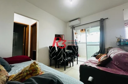 Apartamento à venda, 40 m² por R$ 340.000,00 - Macuco - Santos/SP