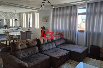 Apartamento à venda, 173 m² por R$ 1.060.000,00 - Gonzaga - Santos/SP